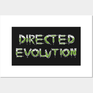 Directed Evolution Graphic Word Art of medical devices forming the phrase Directed Evolution Posters and Art